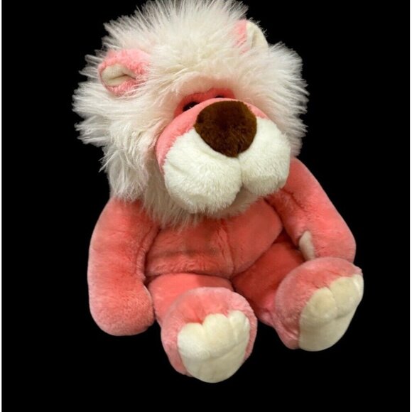 Rare Hard To Find Vintage 24K Polar Puff Playtalkin' Zollie Puppet Pink Lion - Picture 1 of 9